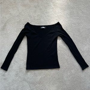 Reformation Ribbed Off Should Shirt